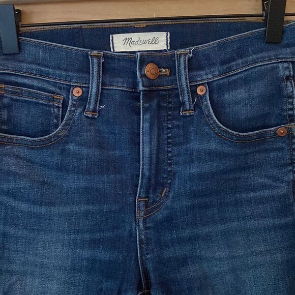 Madewell Size 23 10" High Rise Skinny Jeans - Picture 4 of 10